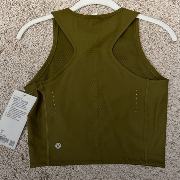 NWT Lululemon Zoned In Tank Top - Size 6 - Picture 3 of 7